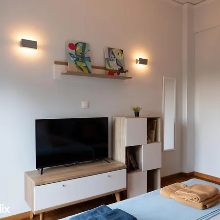 Appartement 30m² Cosy With Panoramic Sea View Chalkís