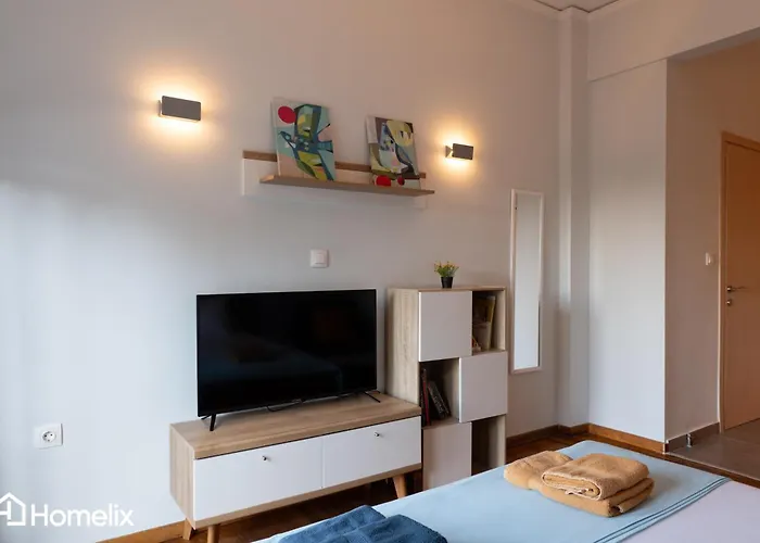 Apartment 30m² Cosy With Panoramic Sea View Chalkida